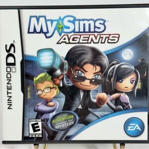 My Sims Agents Nintendo DS Game Case Manual CIB Pre-Owned Travel Entertainment